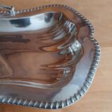 Panier en métal argenté