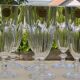 6 crystal champagne flutes from ARQUES. Rambouillet model.