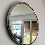 Mirror oval frame metal 50x82cm