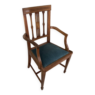 Art Deco armchair with armrest