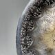 Openwork silver-plated metal fruit bowl or basket