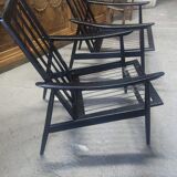 Pair of THONET armchairs boomerang model