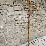 Coat rack with wooden balls 1970"