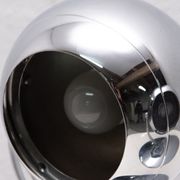Pair of mid century space-age positioning desk lamps, 1960, Central Europe