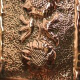 Single mid-century Swedish copper sconce