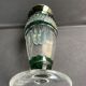 Overlay cut crystal vase signed Val Saint Lambert 1970s