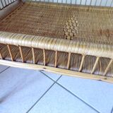 Serving in rattan and wicker