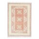 1970s Vintage Turkish Oushak Handmade Wool Cotton Brown Area Rug 166x242