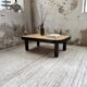 Table basse Capron « herbier » ovale