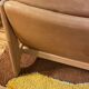 Danish sofa from the 70s in oak and buffalo leather