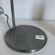 1960s vintage table lamp eyeball brushed steel Aluminor - 34 cm