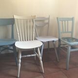 4 mismatched chairs