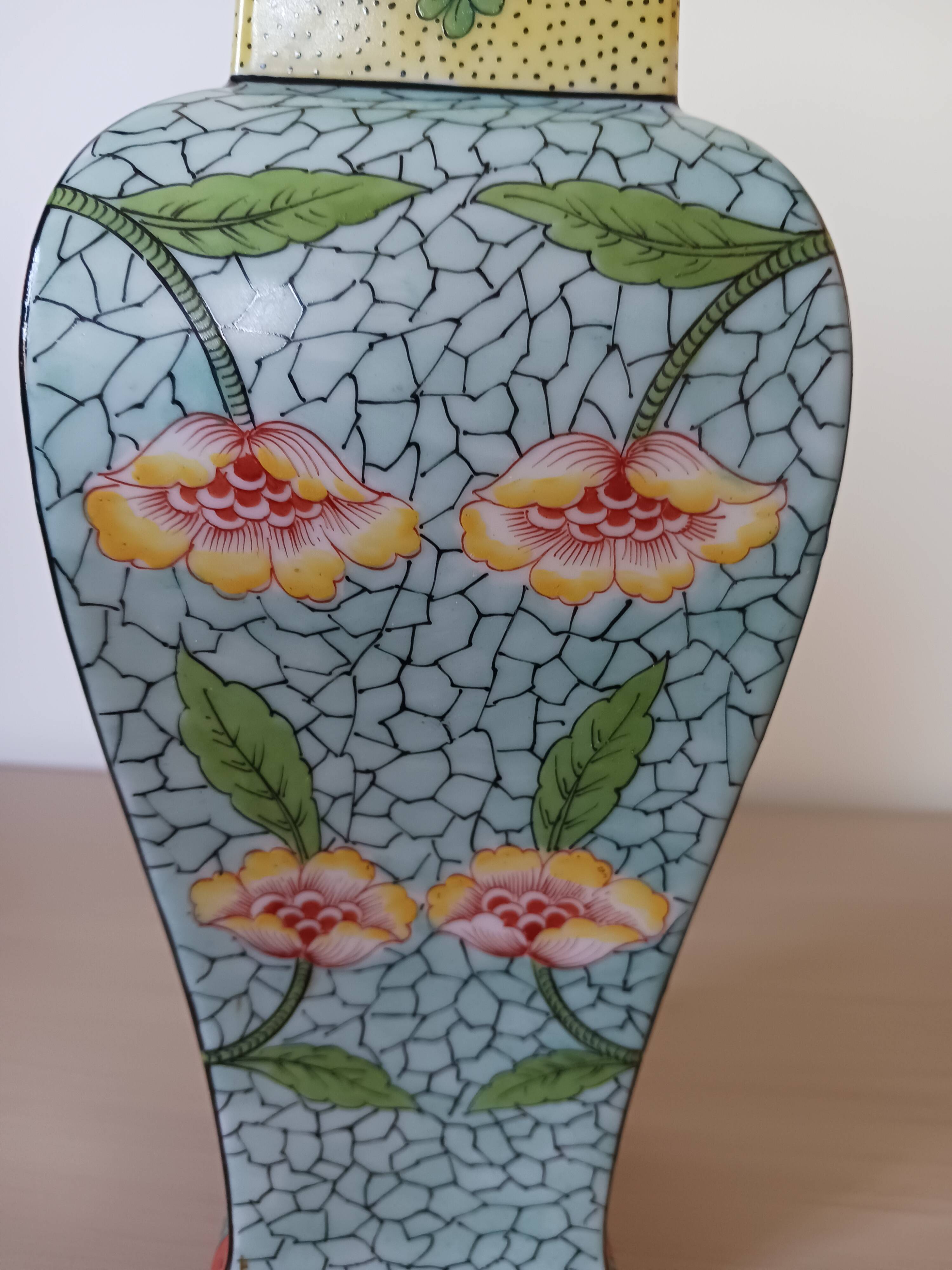 Japanese-style vase from Limoges