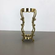 Hollywood Regency solid brass umbrella stand, Italy, 1970s