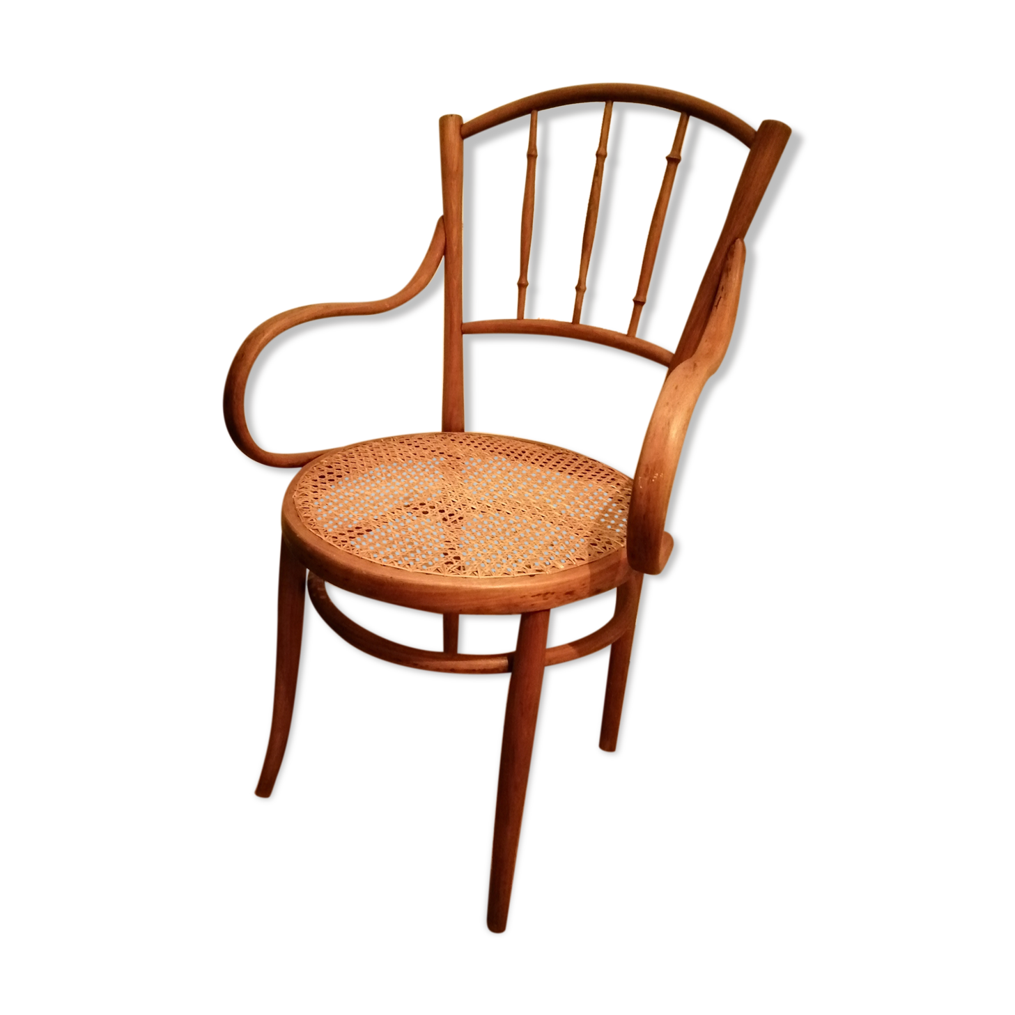 Fauteuil canné