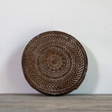 Carved wooden chapatis board