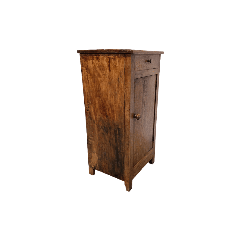 Antique French Walnut Nightstand, earl 1800s
