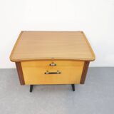 Set vintage nachtkastjes