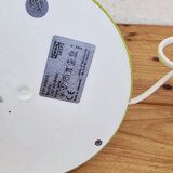 IKEA SKOJIG green desk lamp with vintage cloud pattern