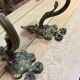 Paire d’applique art nouveau en bronze