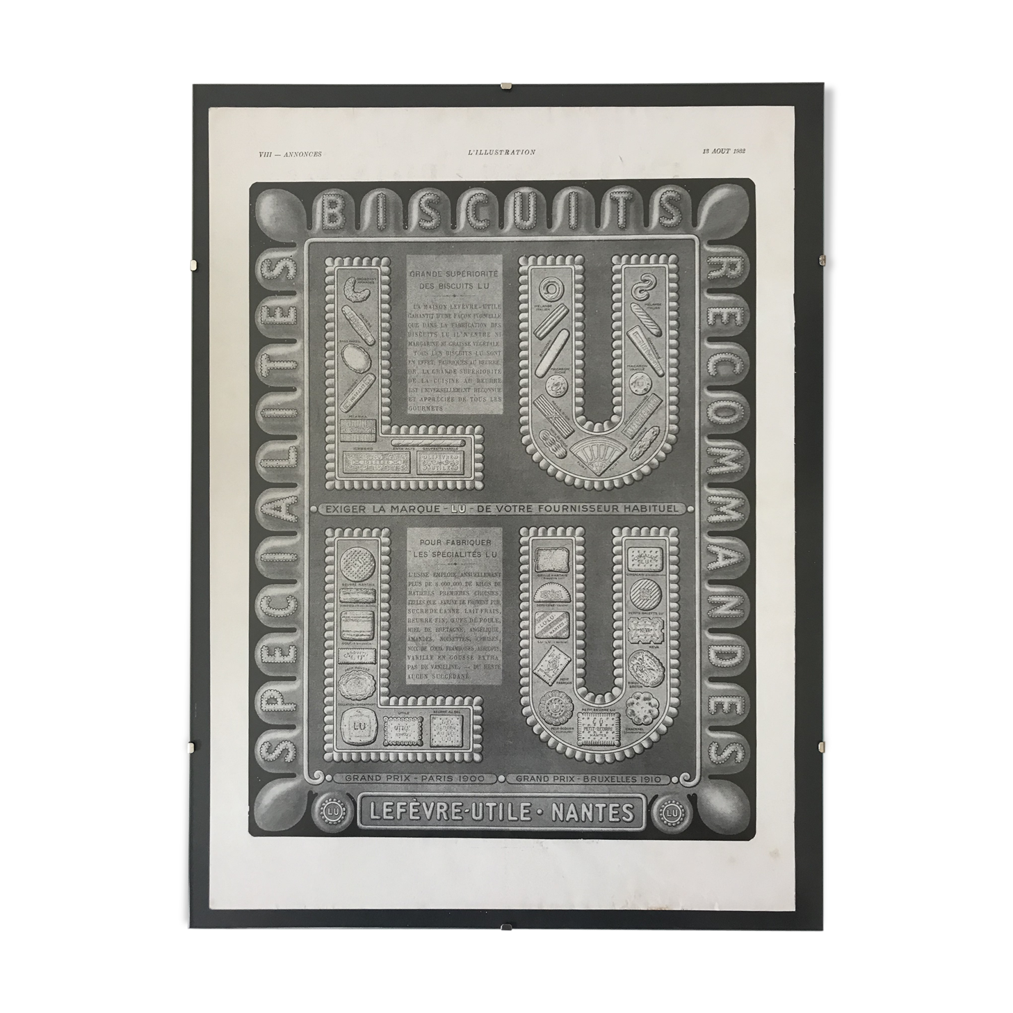 Advertising poster LU 1932