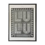 Advertising poster LU 1932