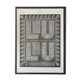 Advertising poster LU 1932