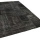 Handmade Turkish Overdyed 193 cm x 300 cm Black Patchwork Carpet