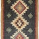 Tapis KILIM fait à la main, multicolore