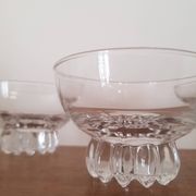 Set of 3 art deco glasses