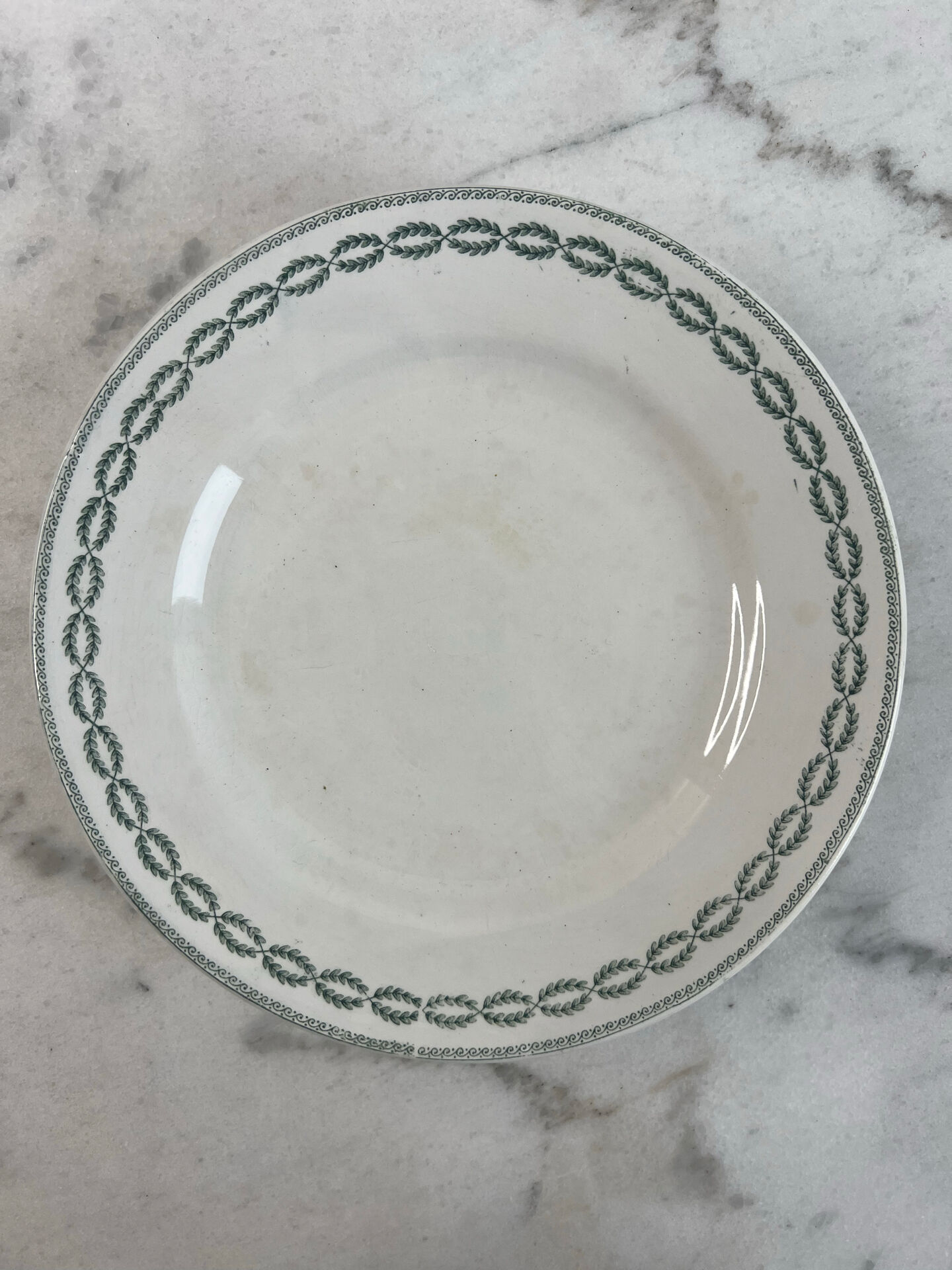 Ironstone compote dish Sarreguemines Nobilis