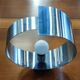 Vintage brushed aluminum wall lamp 1970s