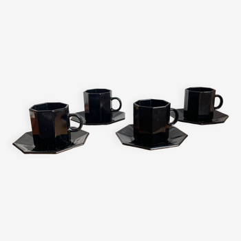 Set de 4 tasses à café Esso vintage