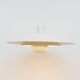 Danish White pendant lamp, 70’S