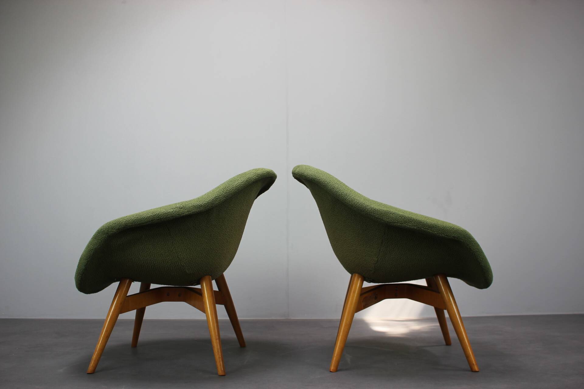 Mid-century Set of 2 Armchairs by Miroslav Navrátil, 1950s, Czechoslovakia