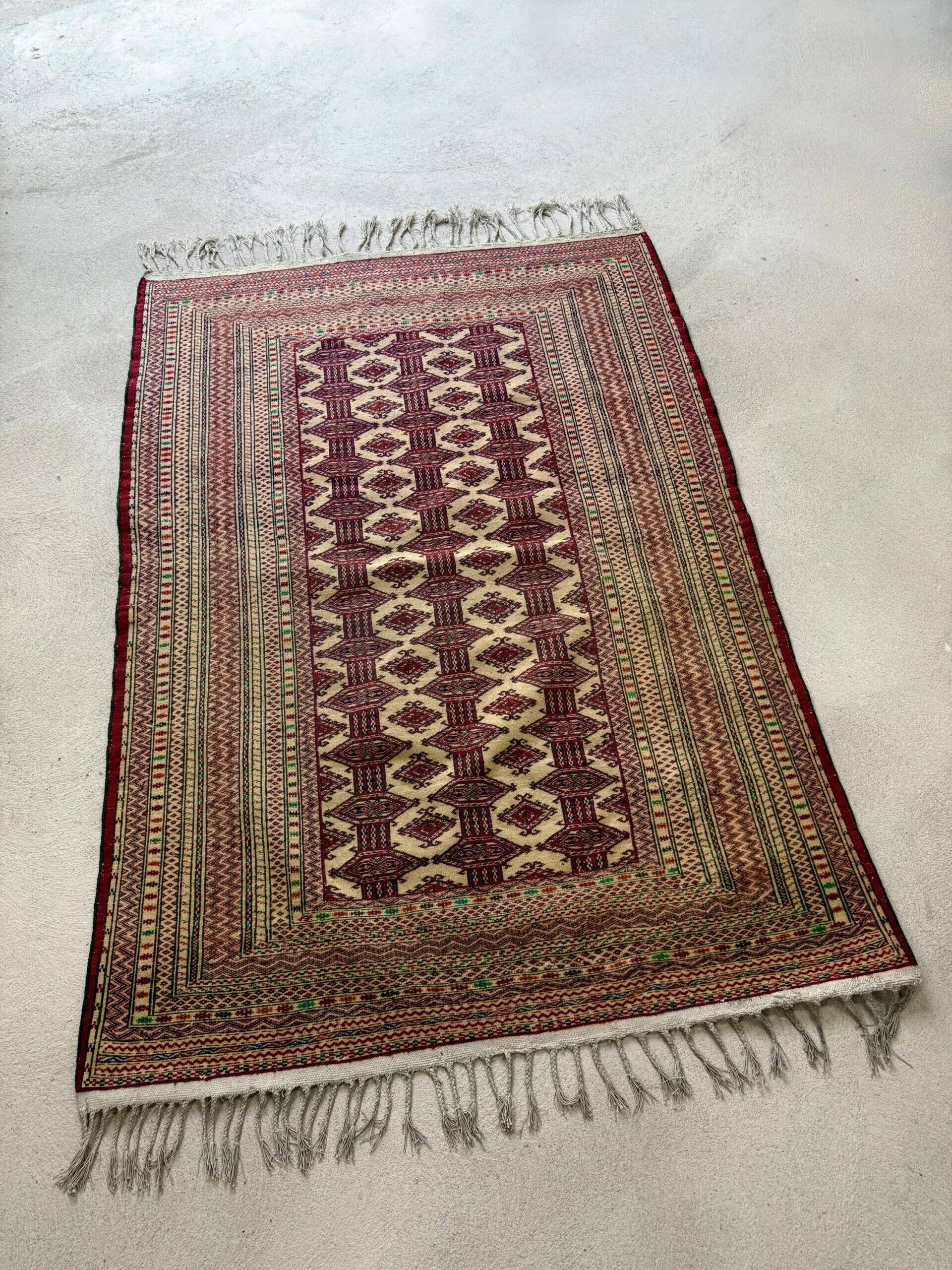 Red oriental rug