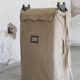 French Army Camp Bed Lounger with Mattress and Bag / Garden 1960