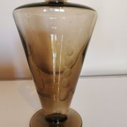 Crafe vintage ronde verre fumé
