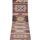 Vintage Turkish hallway rug 78x728 cm