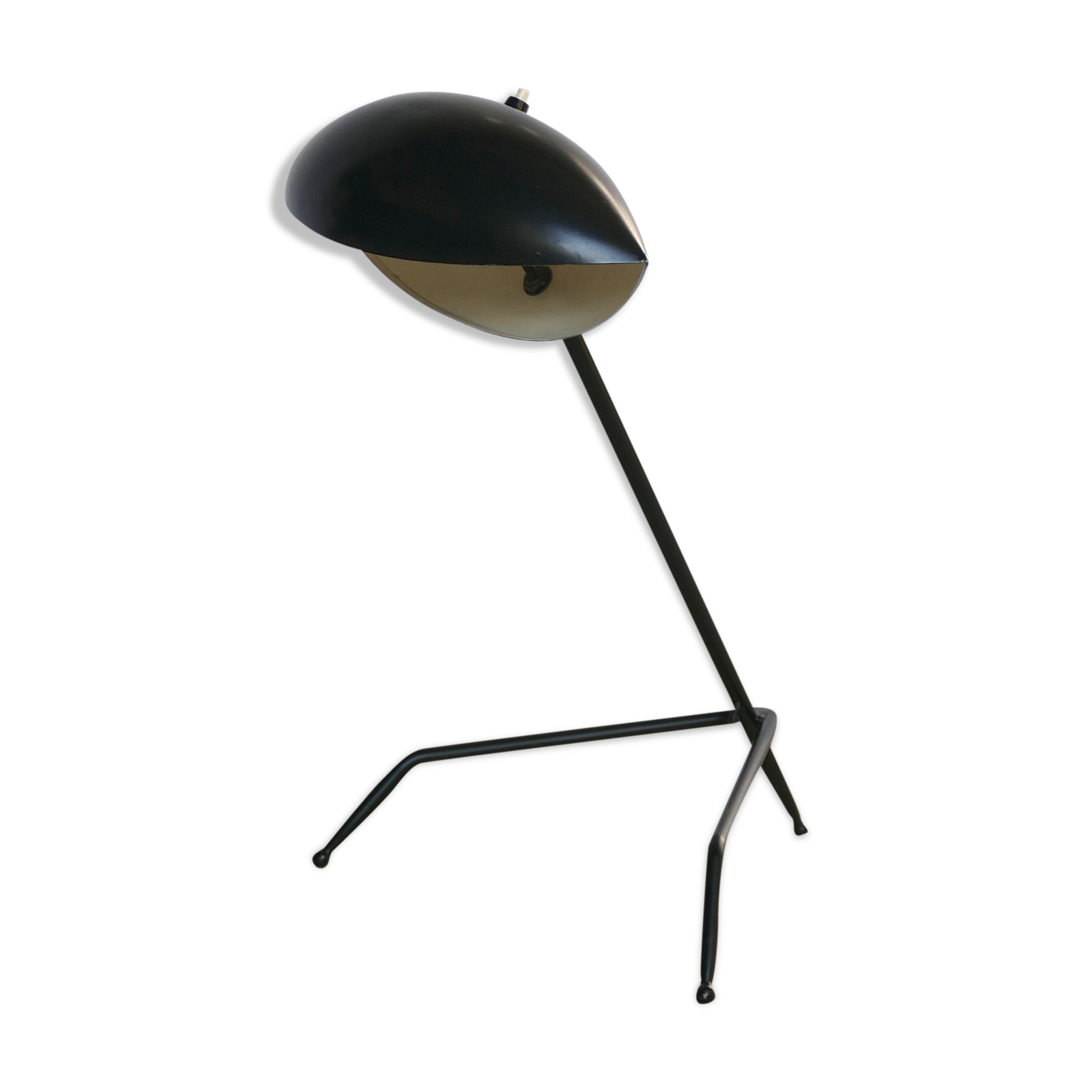 Vintage lamp tripod of modernist style