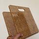 Lucite acrylique & tresse viennoise porte revues newspaper rack
