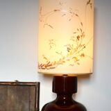 Ceramic lamp and dried flowers