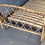 Vintage rattan bed