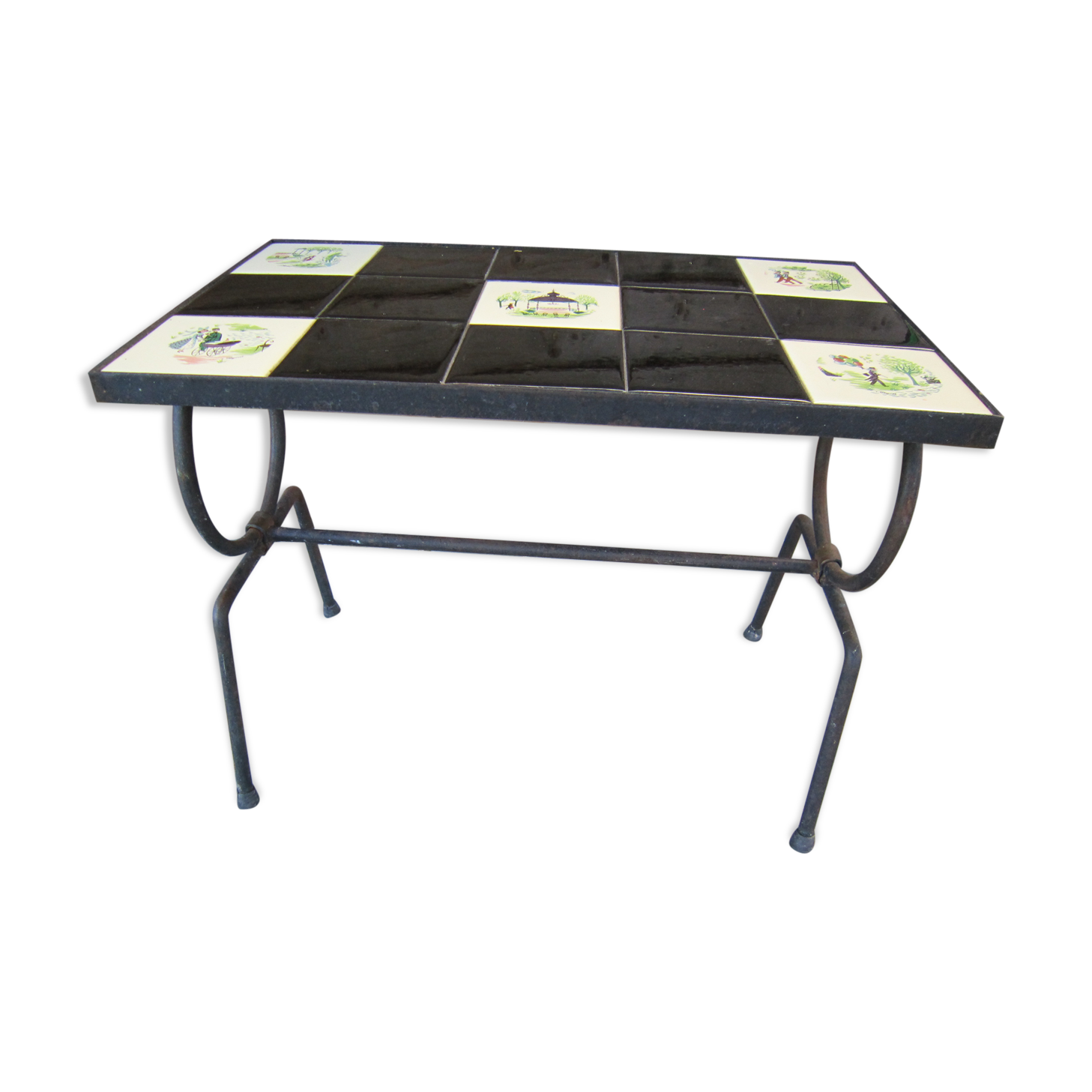 Coffee table wrought iron