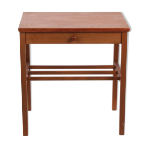 table de chevet vintage avec lattes années 1960