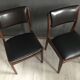 2 x vintage danish dining chairs