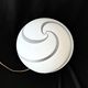 Murano lamp mid century modern pretty shape and design in glass italy 1970