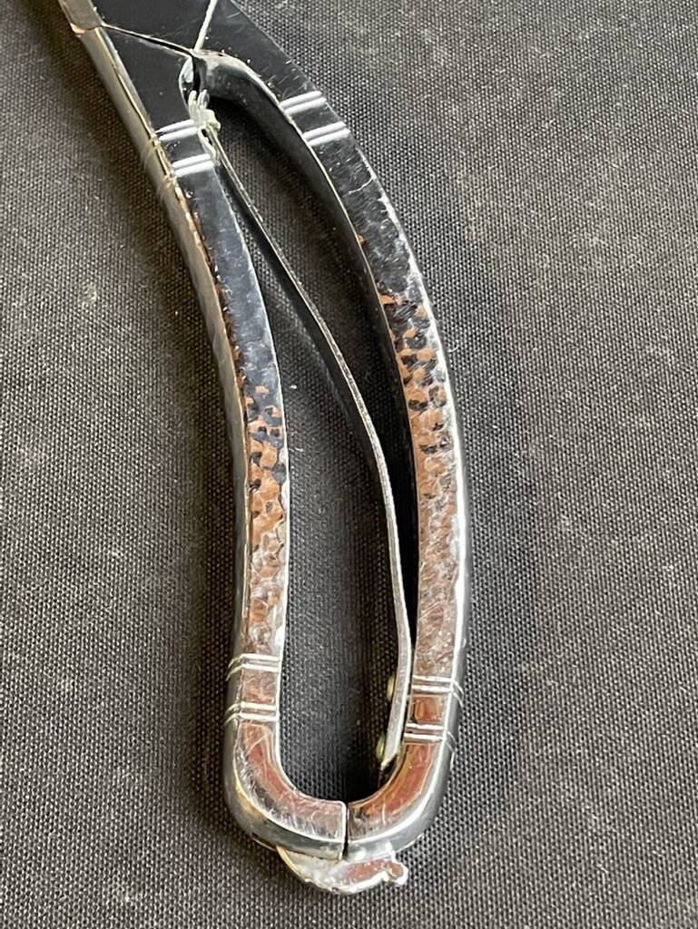 Poultry pruning shears – Hammered stainless steel - Germany