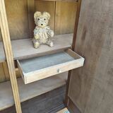 Art Deco oak wardrobe