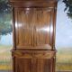 Buffet deux corps Empire en noyer